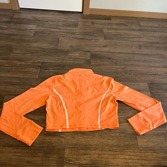 Noli Cropped Impact Jacket Orange Reflective Size Large - Picture 8 of 8